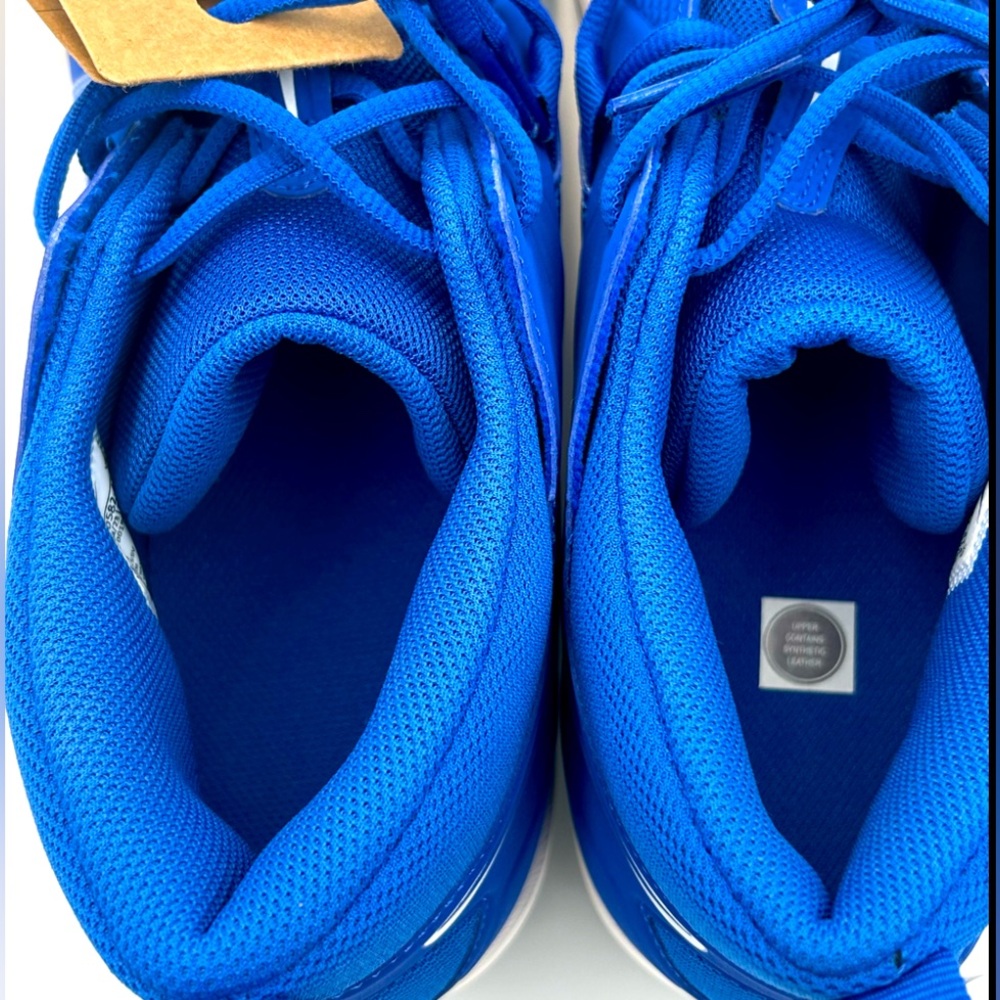 Nike Alpha Menace 3 Shark Football Cleats Royal Blue White Mens 14 CV0582414 NWT - Picture 5 of 8